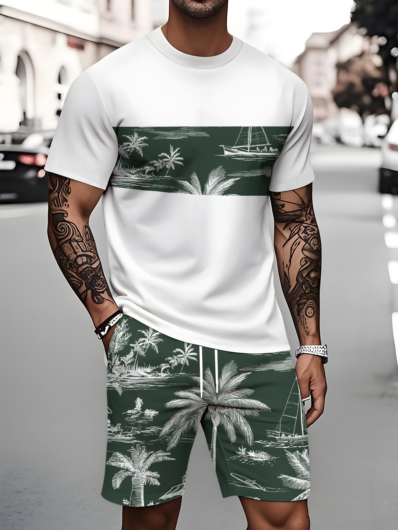 Men'S Fashion Looks - 2026 Summer Fashion T-Shirt and Shorts