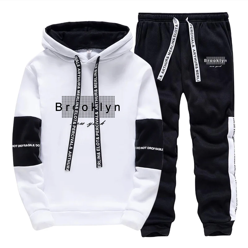 Men'S Fashion Pants - 2026 Mens Tracksuit Printing Casual Sweatshirts