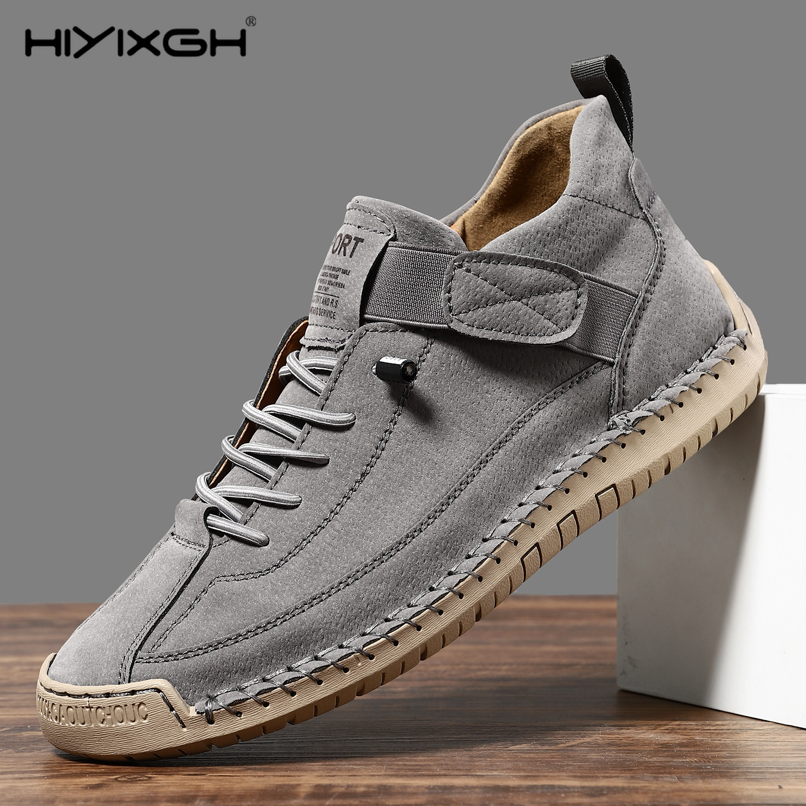 Handmade Leather Men Shoes Cas – обзор и цена Suede Loafers Men