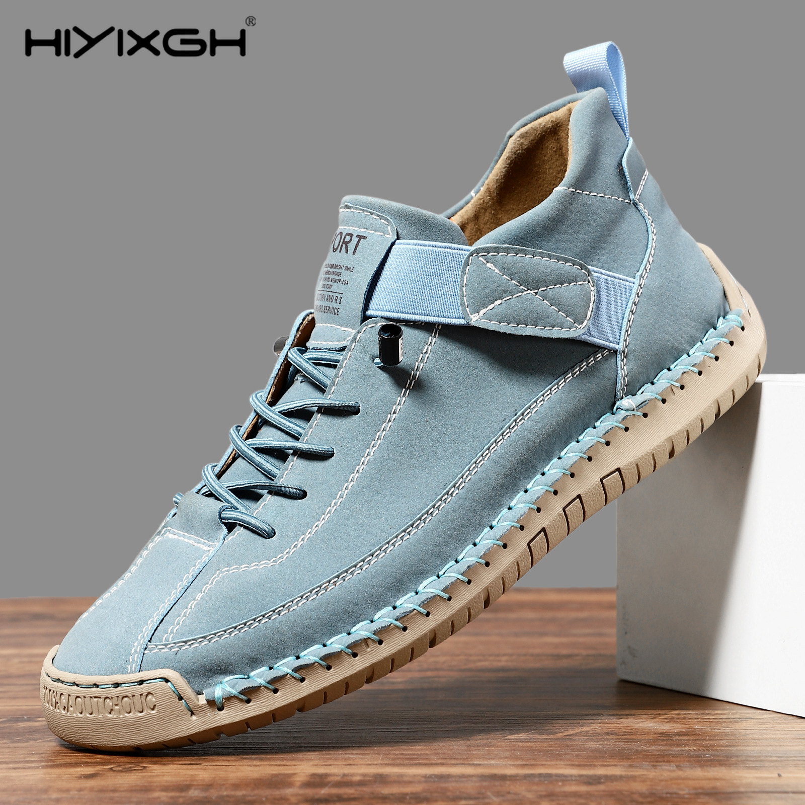 Handmade Leather Men Shoes Cas – обзор и цена Suede Loafers Men
