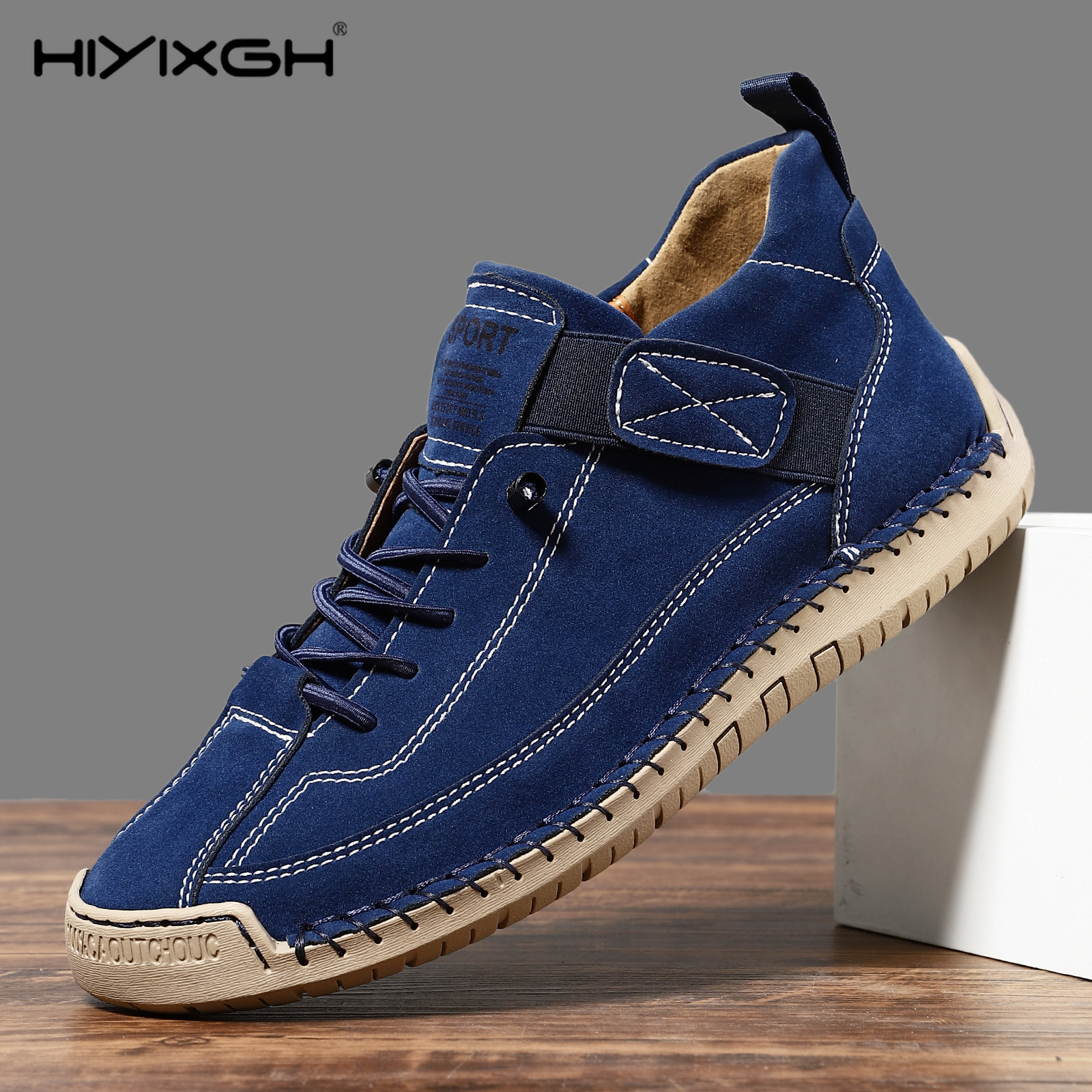 Handmade Leather Men Shoes Cas – обзор и цена Suede Loafers Men