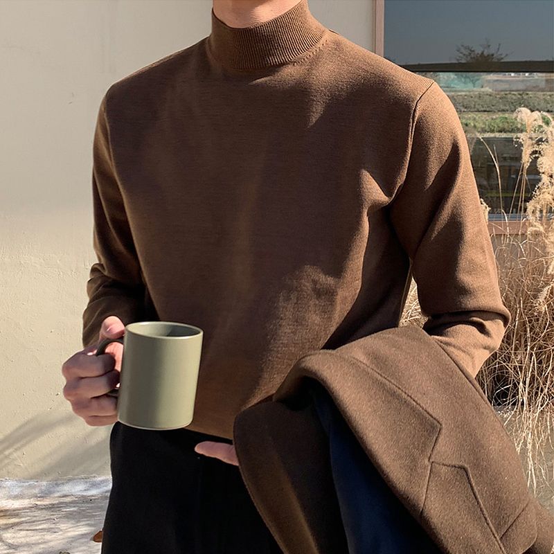 Half-turtleneck Sweater for Me – обзор и цена Mens Fashion Jumpers