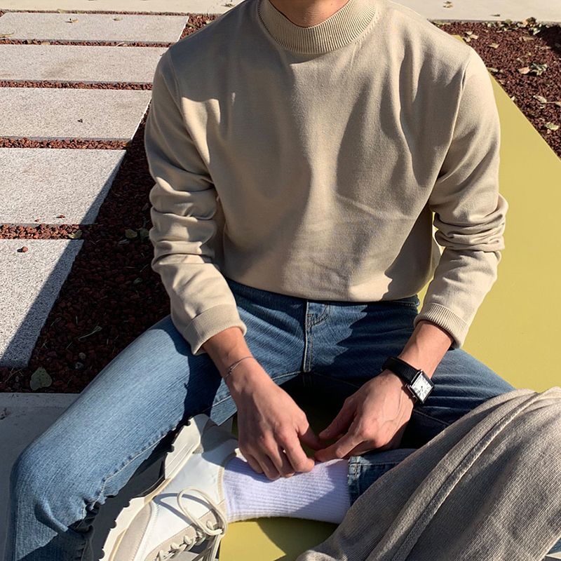 Half-turtleneck Sweater for Me – обзор и цена Mens Fashion Jumpers