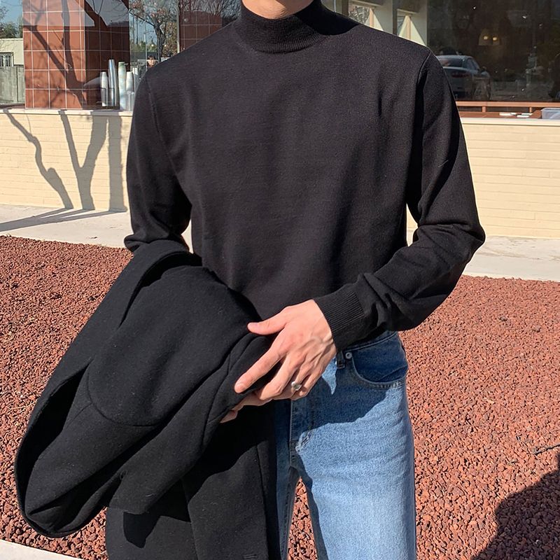 Half-turtleneck Sweater for Me – обзор и цена Mens Fashion Jumpers