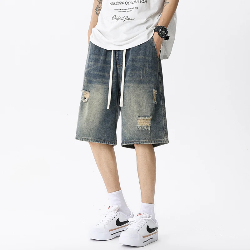 Summer Thin Denim Shorts Men's – обзор и цена Men'S Fashion Jeans