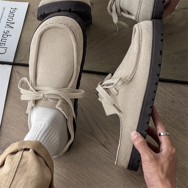 Fashion Men Half Slippers Sued – обзор и цена Suede Loafers Men