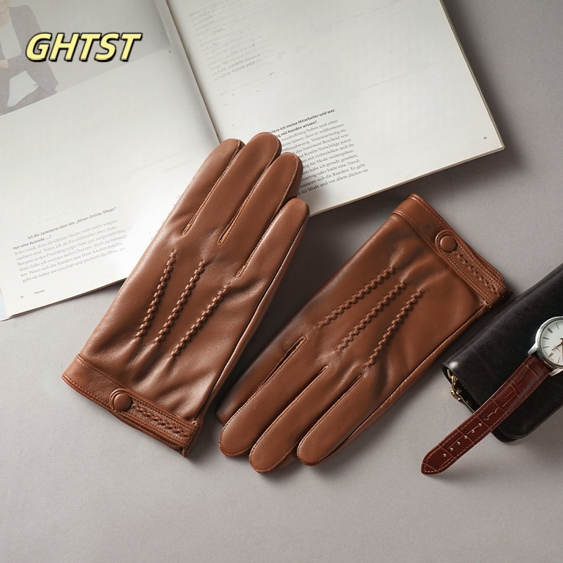2025 New Men Winter Genuine Le – обзор и цена Driving Gloves Leather