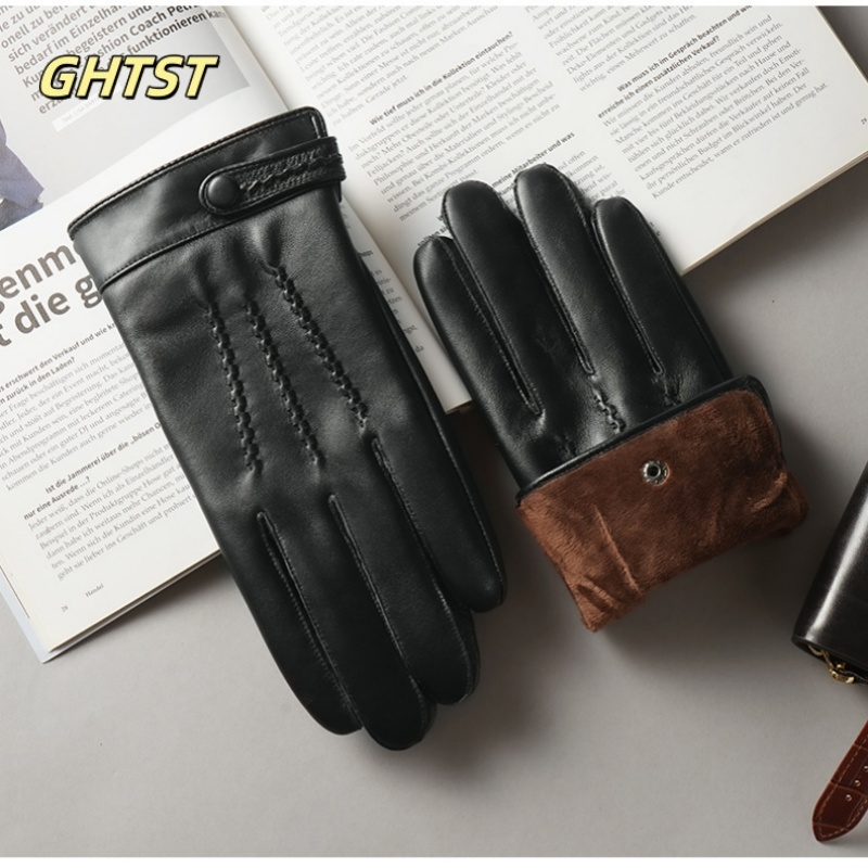 2025 New Men Winter Genuine Le – обзор и цена Driving Gloves Leather