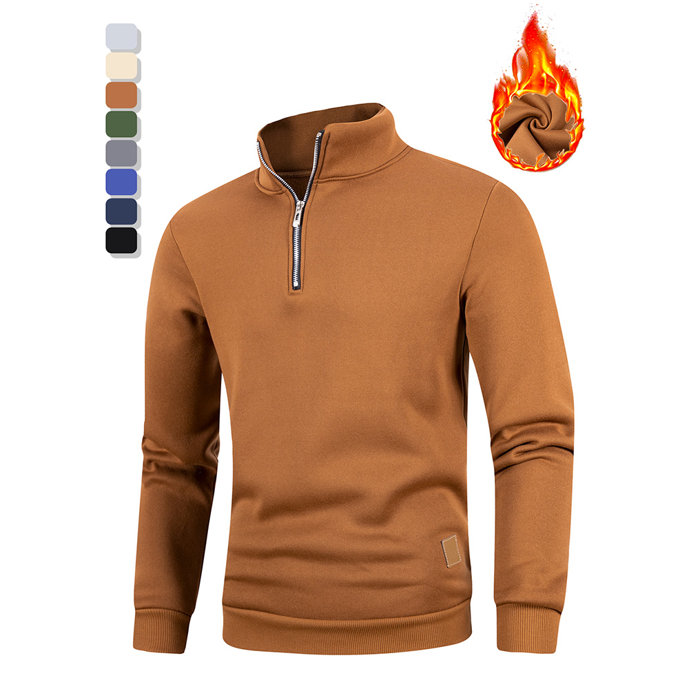 Autumn Men's Half Zipper Stand – обзор и цена Mens Fashion Jumpers