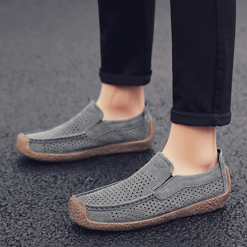 Men Loafers High-quality Slip  – обзор и цена Suede Loafers Men