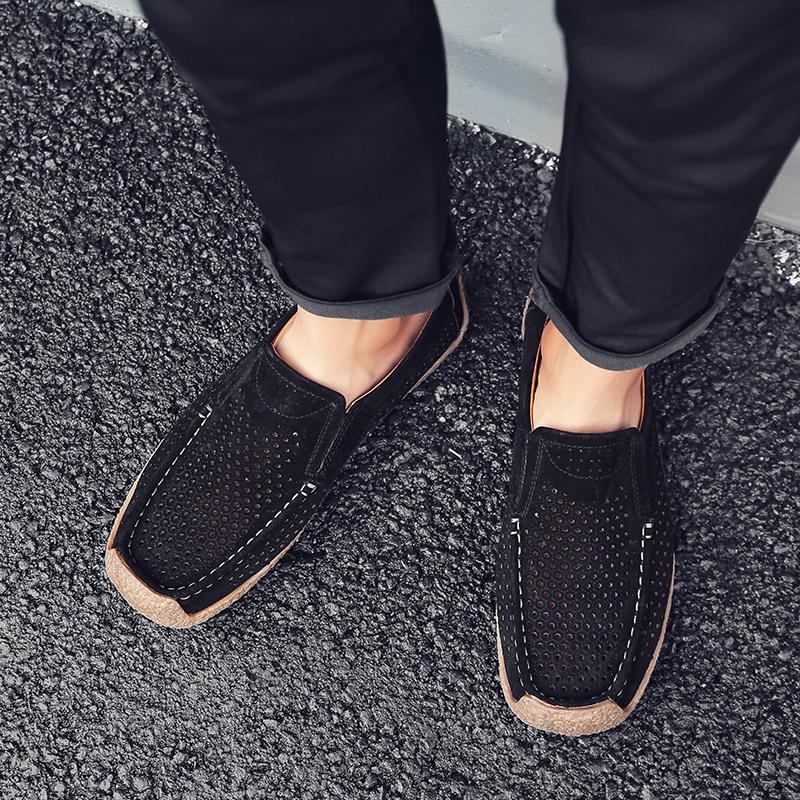 Men Loafers High-quality Slip  – обзор и цена Suede Loafers Men