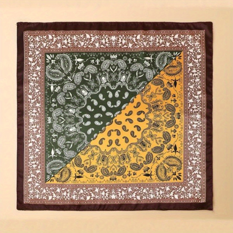 Paisley Printed Square Wrap, S – обзор и цена Men'S Fashion Head Scarf