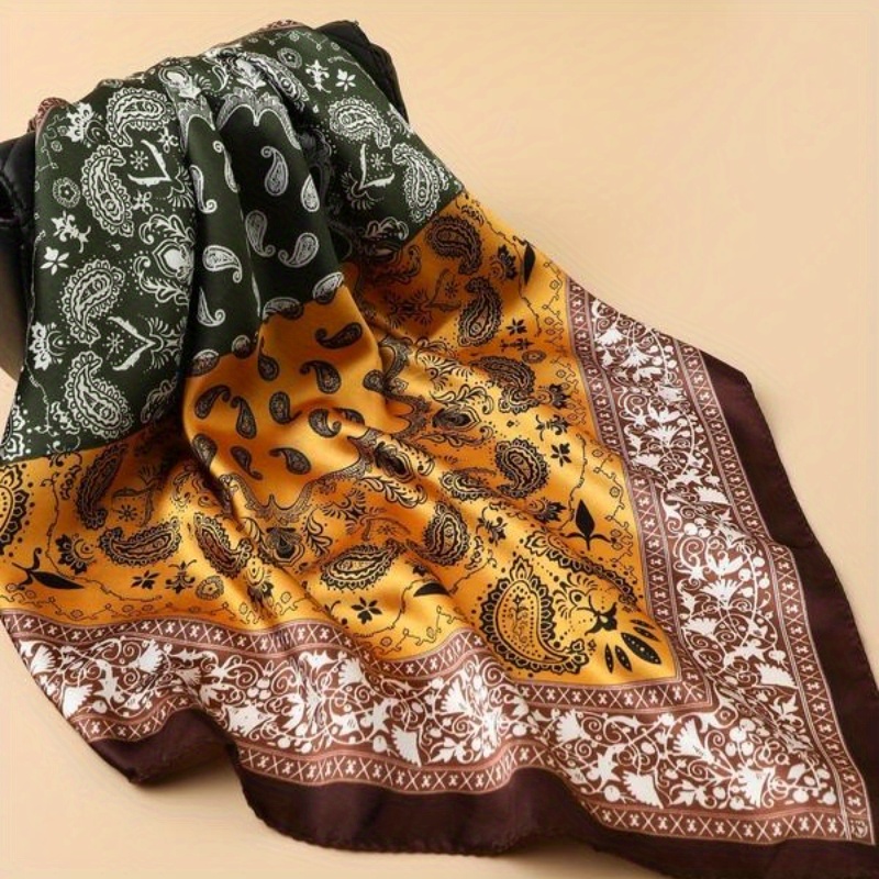 Paisley Printed Square Wrap, S – обзор и цена Men'S Fashion Head Scarf