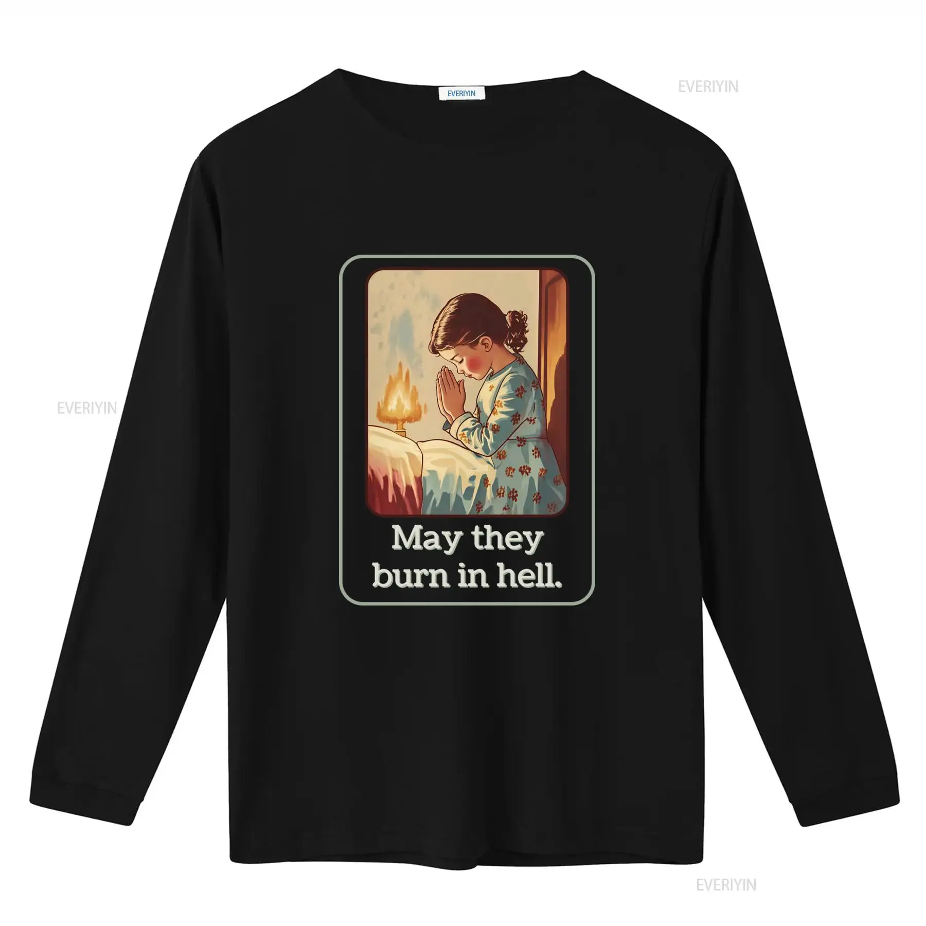 May They Burn In Hell T Shirt  – обзор и цена 1950S Fashion Men'S