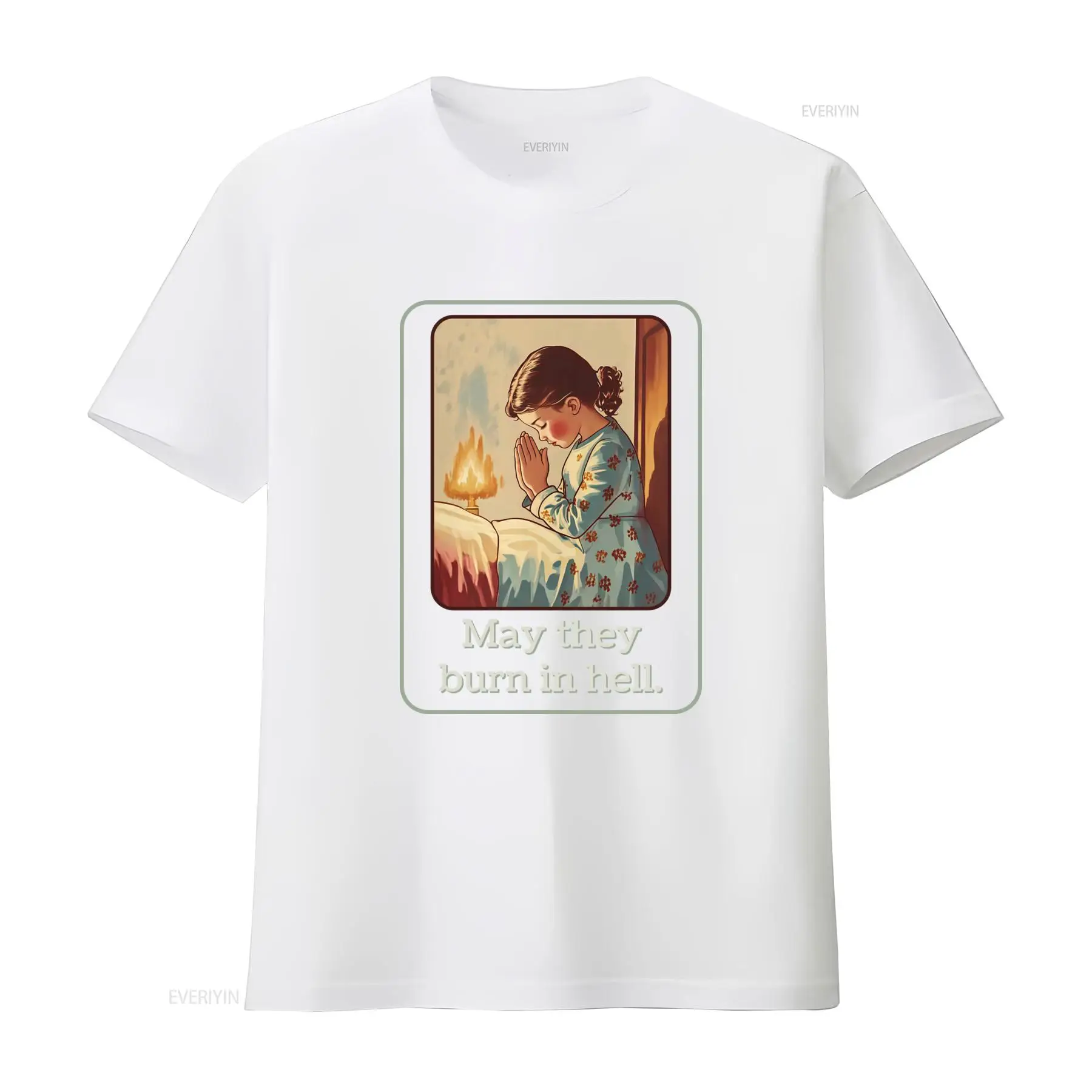 May They Burn In Hell T Shirt  – обзор и цена 1950S Fashion Men'S
