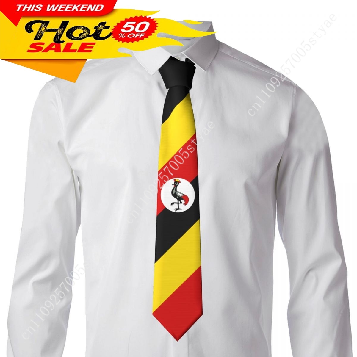 Uganda Flag Tie Emblem Necktie – обзор и цена Men Fashion Uganda