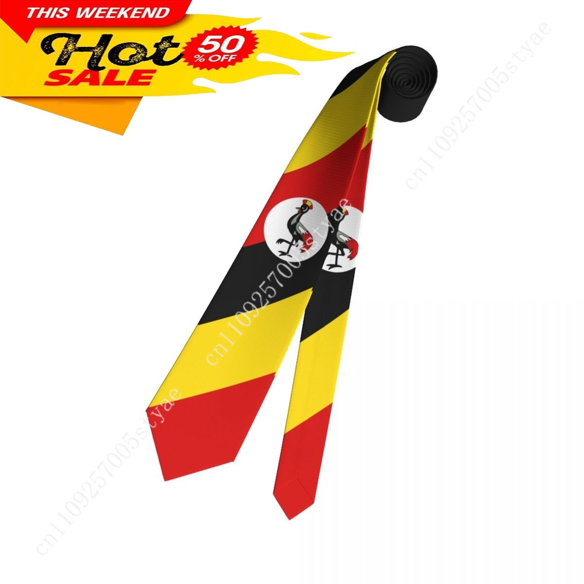 Uganda Flag Tie Emblem Necktie – обзор и цена Men Fashion Uganda