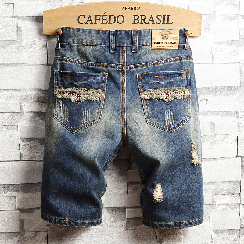 Ripped Hip-hop Denim Shorts Me – обзор и цена Men'S Fashion Jeans