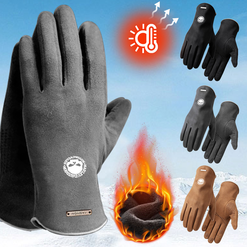 2pc Man Winter Warm Gloves For – обзор и цена Driving Gloves Leather