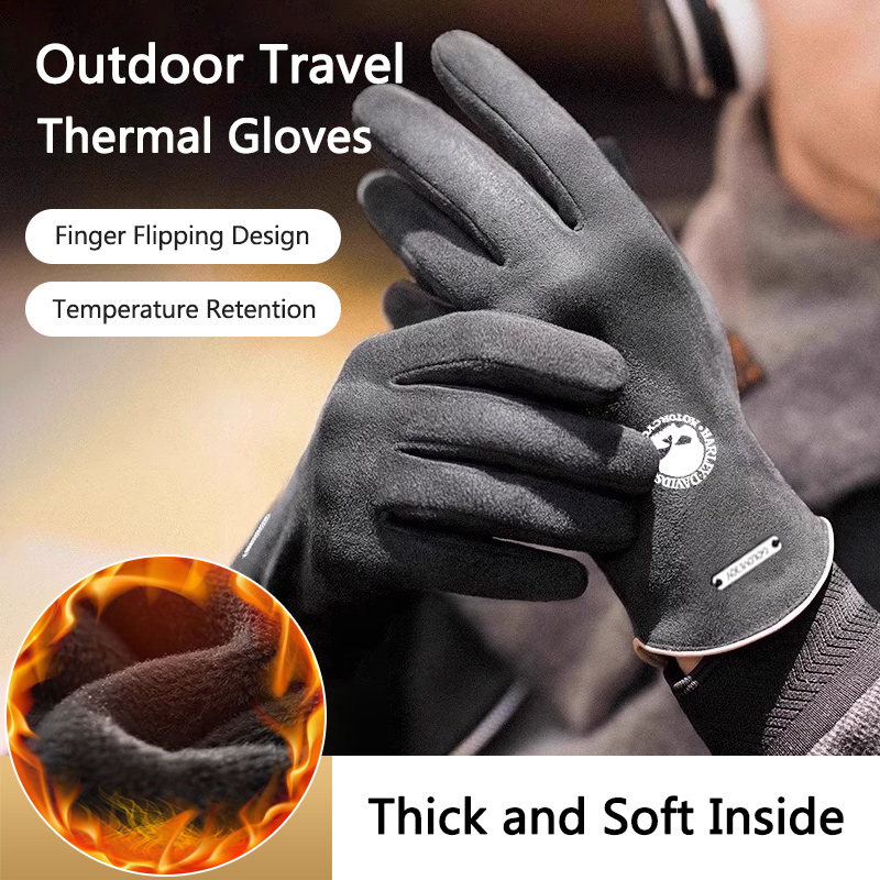 2pc Man Winter Warm Gloves For – обзор и цена Driving Gloves Leather