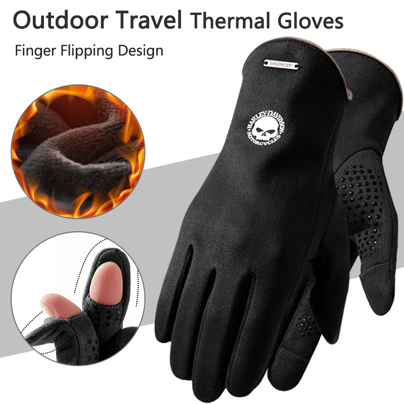 2pc Man Winter Warm Gloves For – обзор и цена Driving Gloves Leather