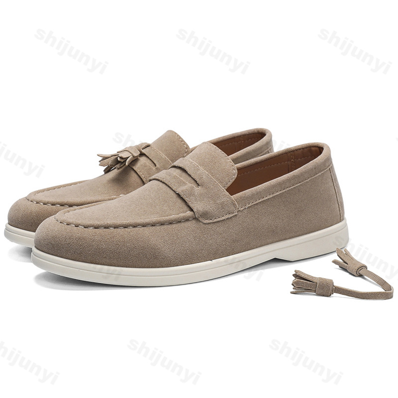 Men Flat Loafers Frosted Suede – обзор и цена Suede Loafers Men