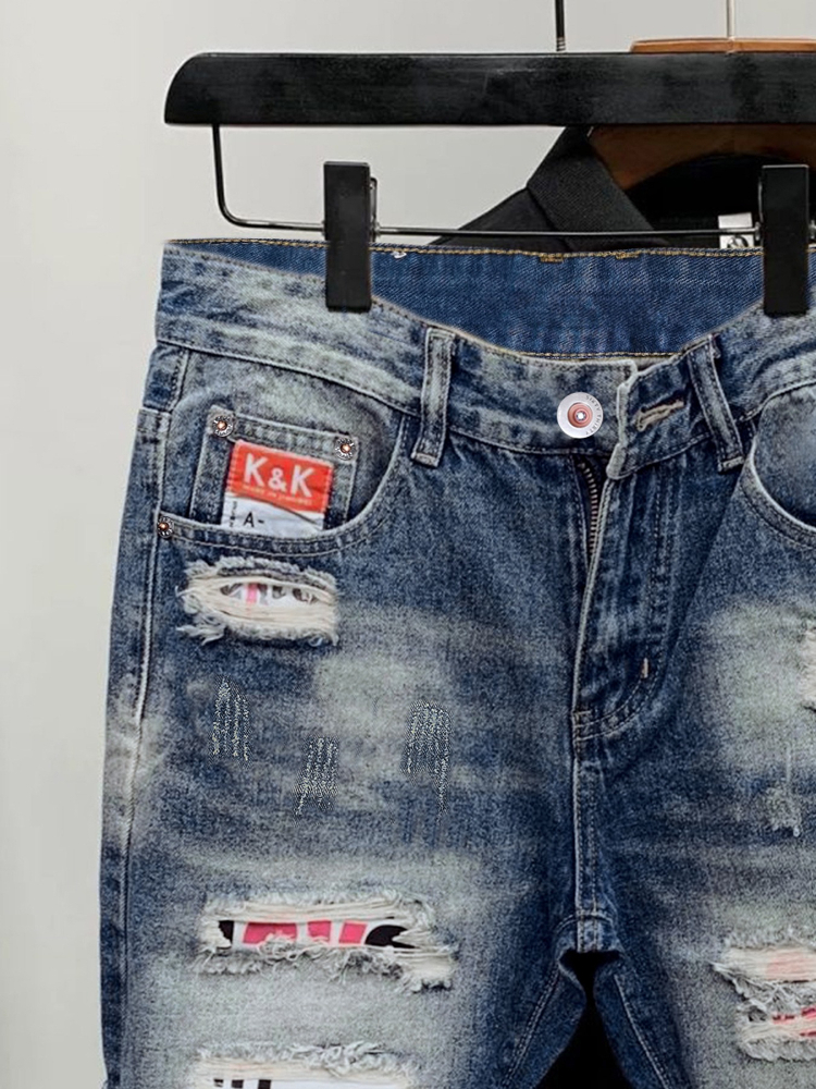 2026 Summer Ripped Straight Me – обзор и цена Men'S Fashion Jeans