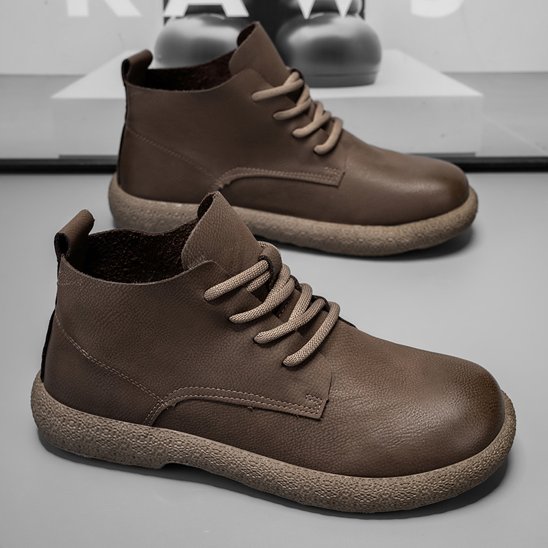 Men Ankle Boots Brown Short Bo – обзор и цена Chelsea Boots Men
