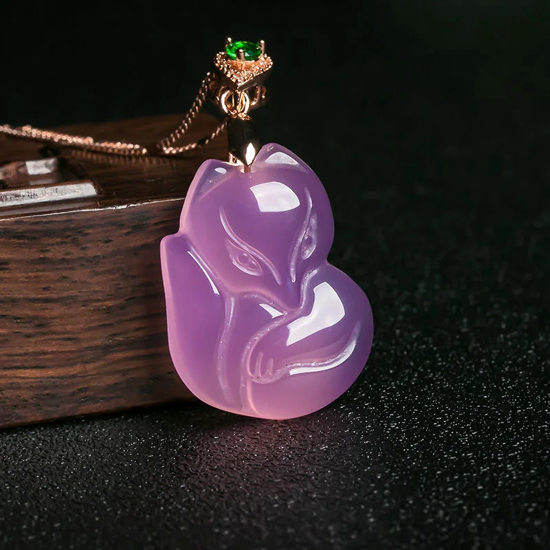 Natural Purple Agate Fox Penda – обзор и цена Mens Fashion Jumpers