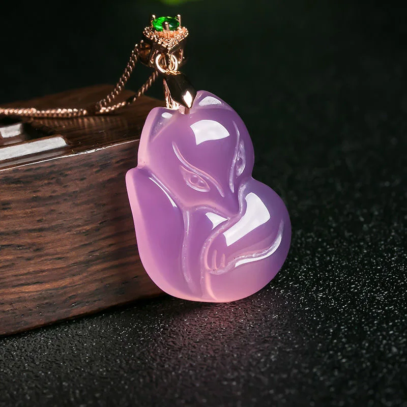 Natural Purple Agate Fox Penda – обзор и цена Mens Fashion Jumpers