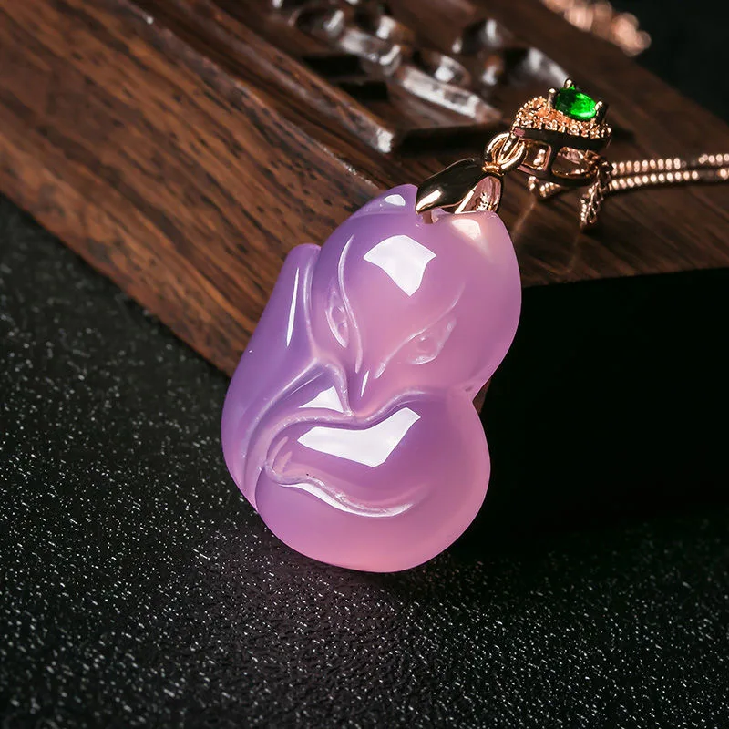 Natural Purple Agate Fox Penda – обзор и цена Mens Fashion Jumpers