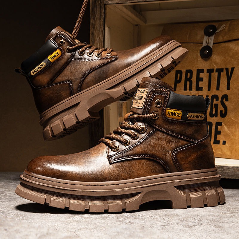 Vintage Men Platform Ankle Boo – обзор и цена Chelsea Boots Men