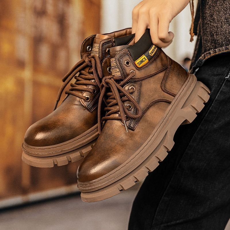 Vintage Men Platform Ankle Boo – обзор и цена Chelsea Boots Men