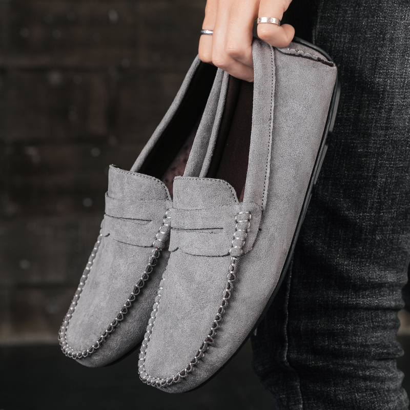 Men Suede Casual Leather Shoes – обзор и цена Suede Loafers Men