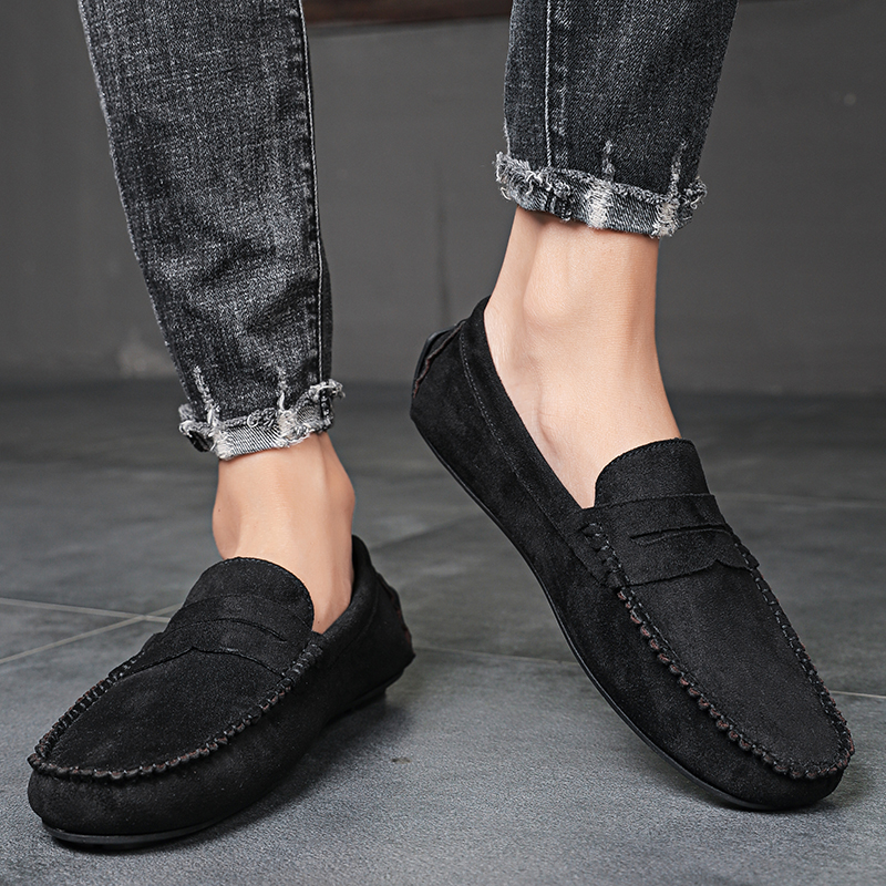 Men Suede Casual Leather Shoes – обзор и цена Suede Loafers Men