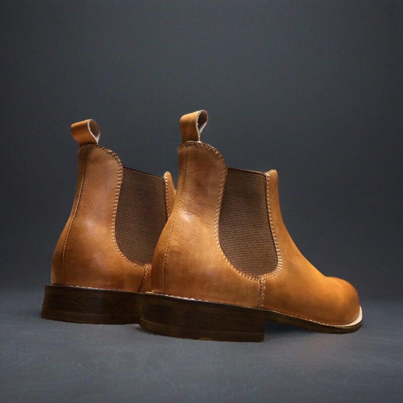 Vintage Handmade Men Work Shoe – обзор и цена Chelsea Boots Men