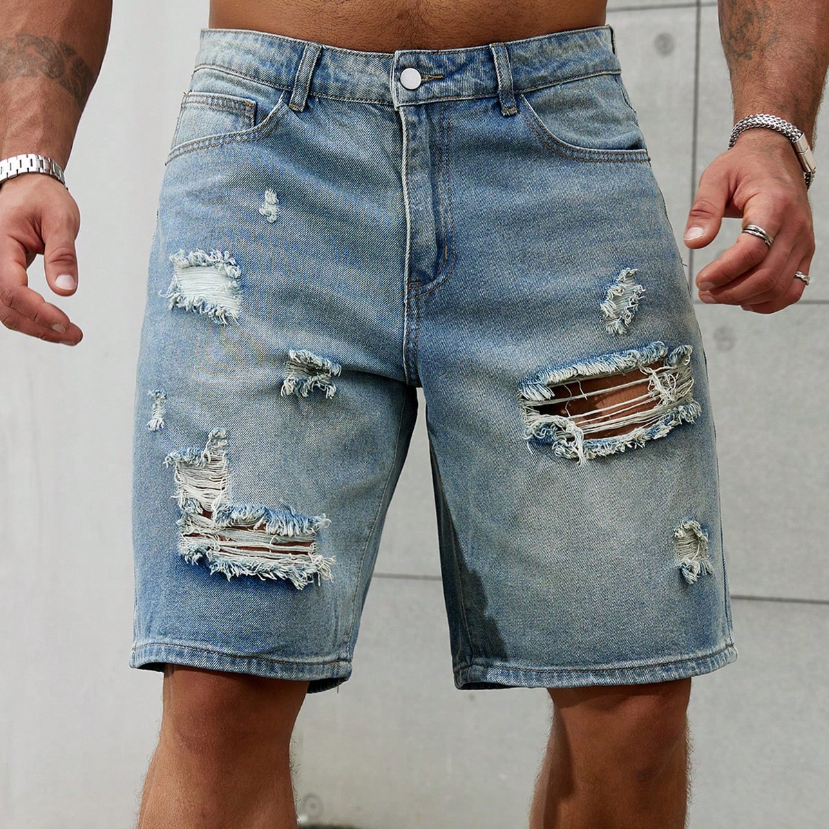 New Fashion Mens Ripped Short  – обзор и цена Men'S Fashion Jeans