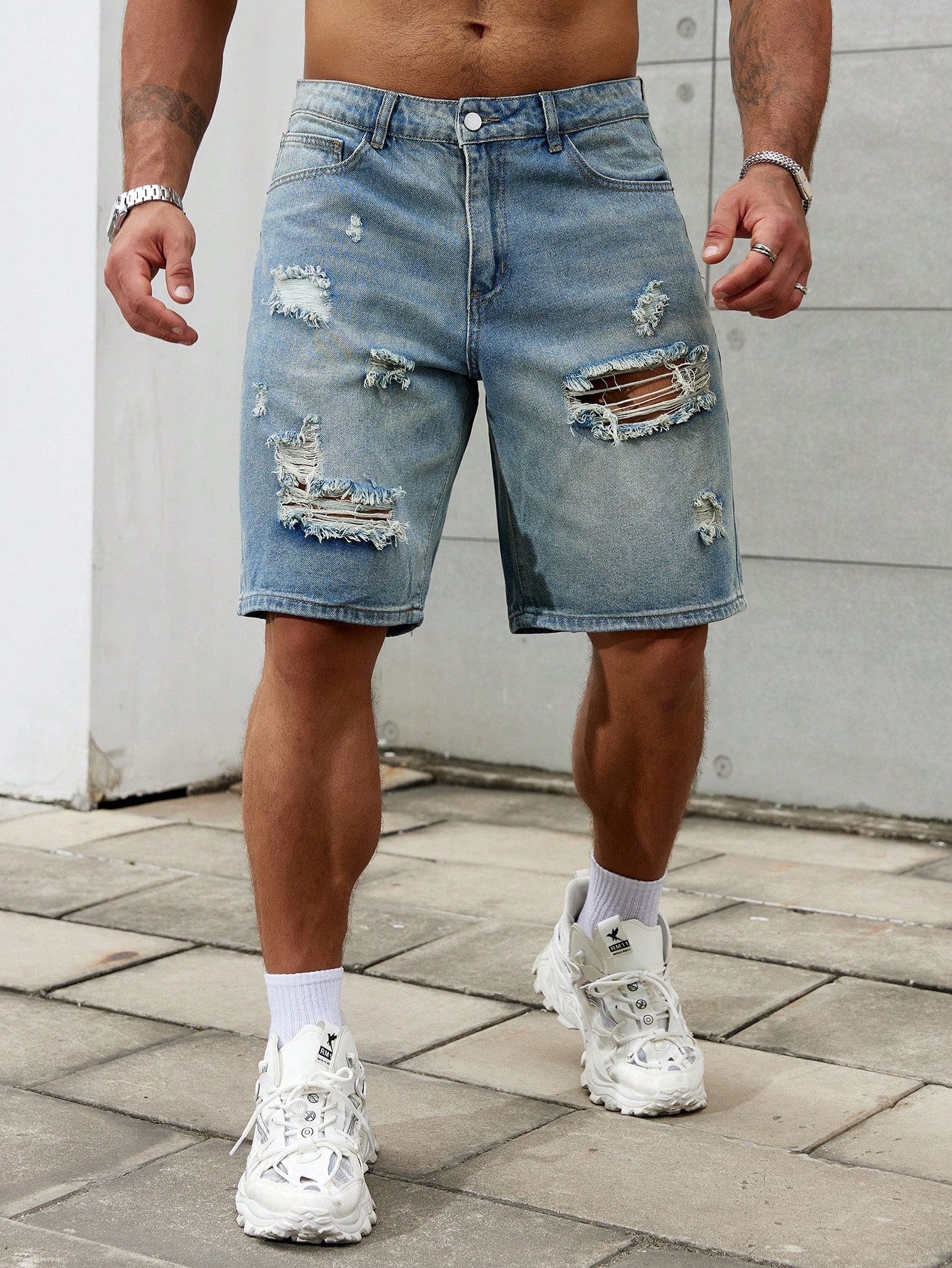 New Fashion Mens Ripped Short  – обзор и цена Men'S Fashion Jeans