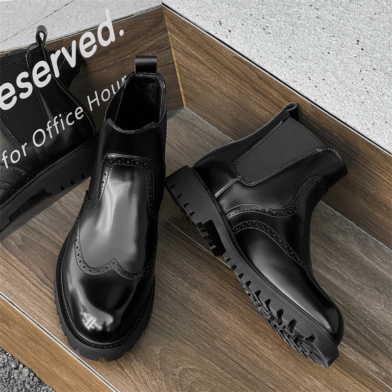 big size mens fashion party pr – обзор и цена Chelsea Boots Men
