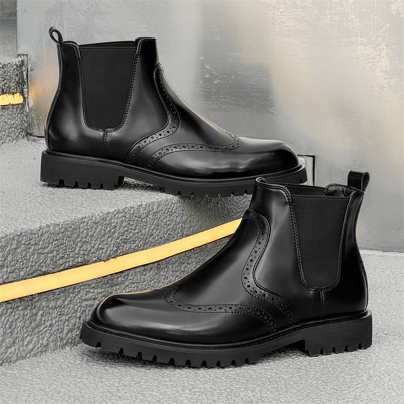 big size mens fashion party pr – обзор и цена Chelsea Boots Men