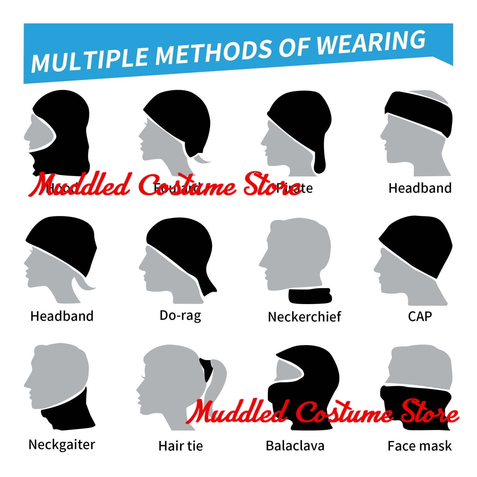 Neck Gaiter Face Mask Men Wome – обзор и цена Men'S Fashion Head Scarf
