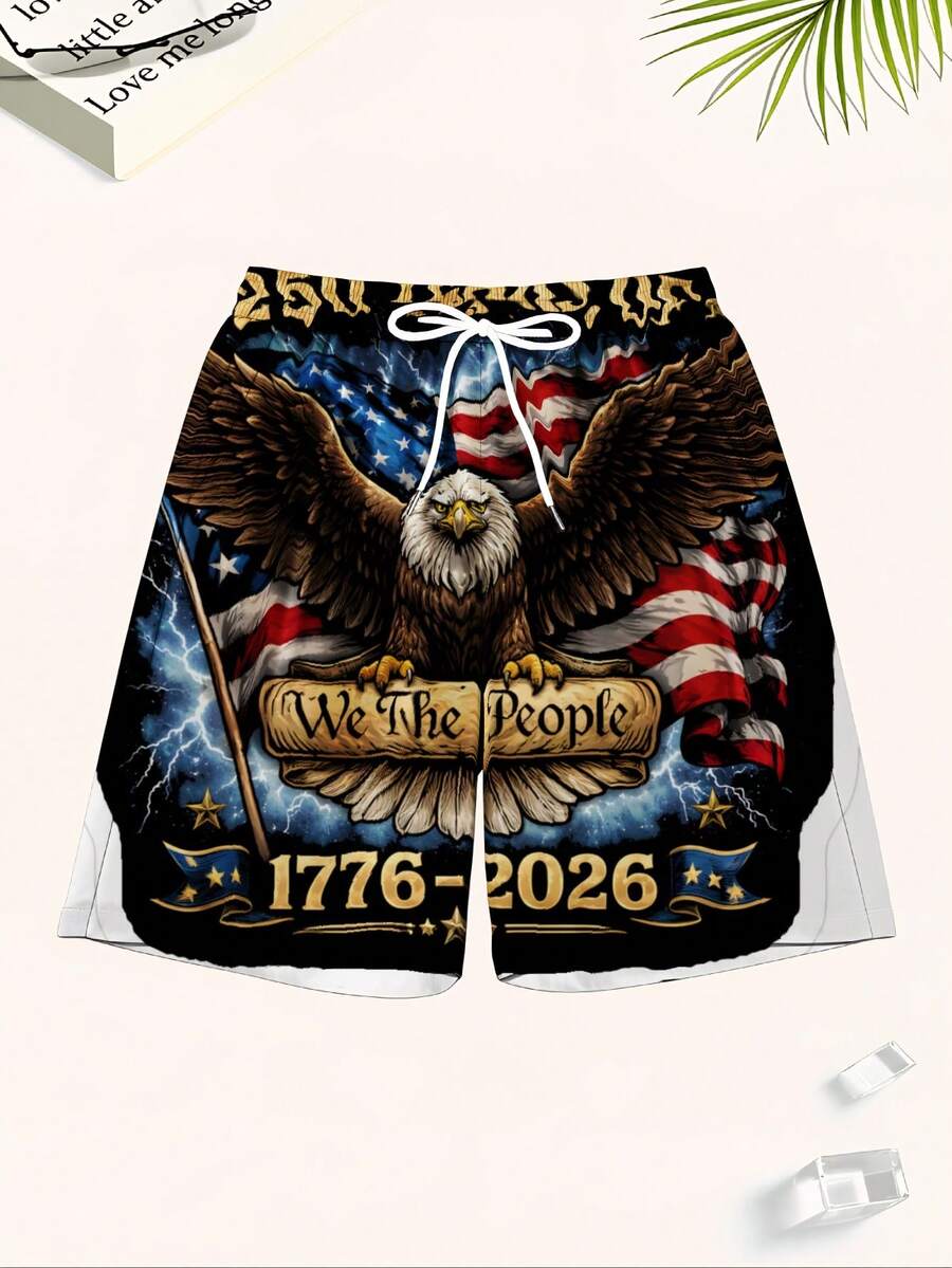 Patriotic Swim Trunks Men Beac – обзор и цена Swim Trunk Shorts