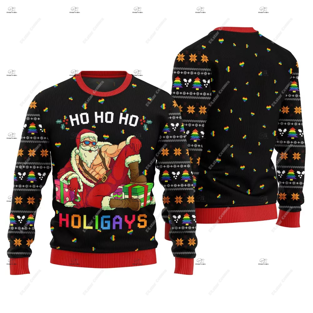 Christmas Santa Claus Pet Cat  – обзор и цена Mens Fashion Jumpers