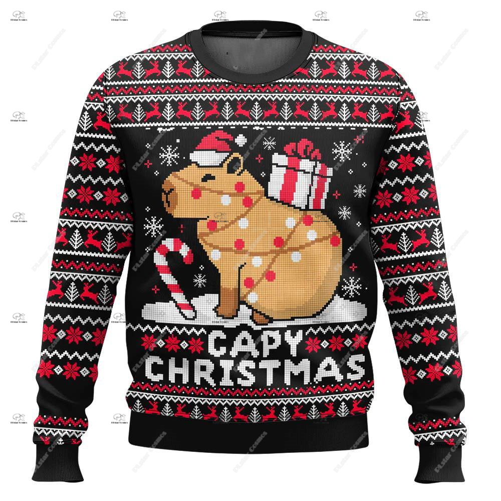 Christmas Santa Claus Pet Cat  – обзор и цена Mens Fashion Jumpers