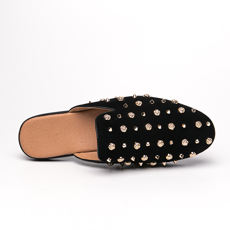 Men's Summer Backless Leather  – обзор и цена Suede Loafers Men