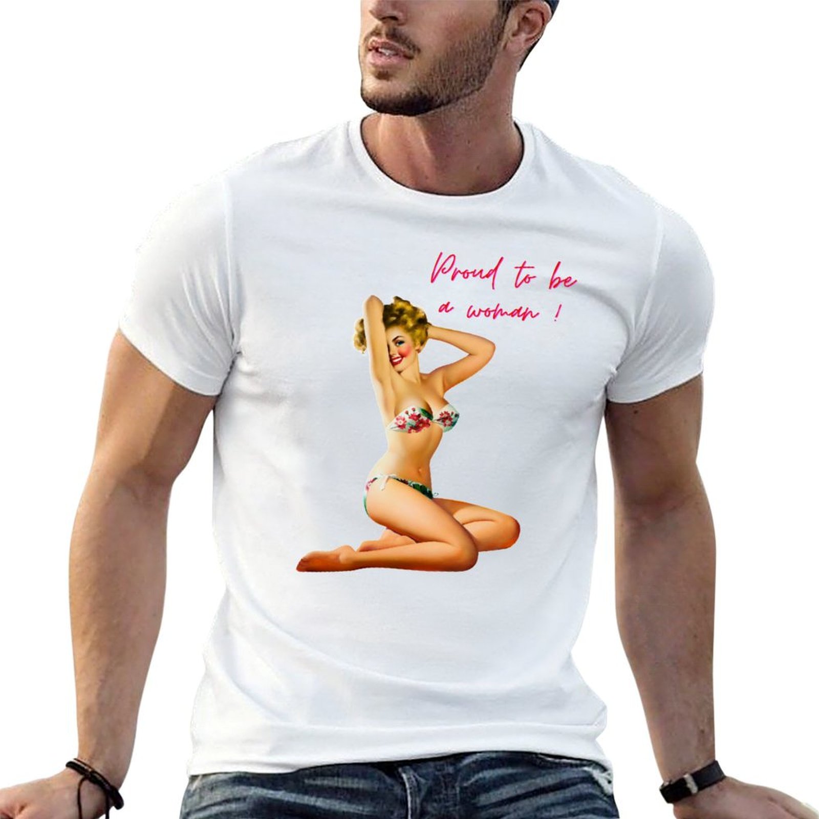 Proud to be a woman - Pop art  – обзор и цена 1950S Fashion Men'S