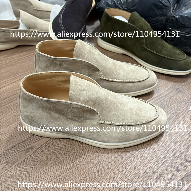 apricot black Loafers Casual B – обзор и цена Suede Loafers Men