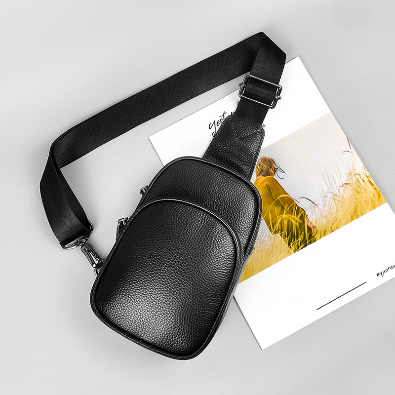 Genuine Leather Small Sling Ba – обзор и цена Fashion Harness Men