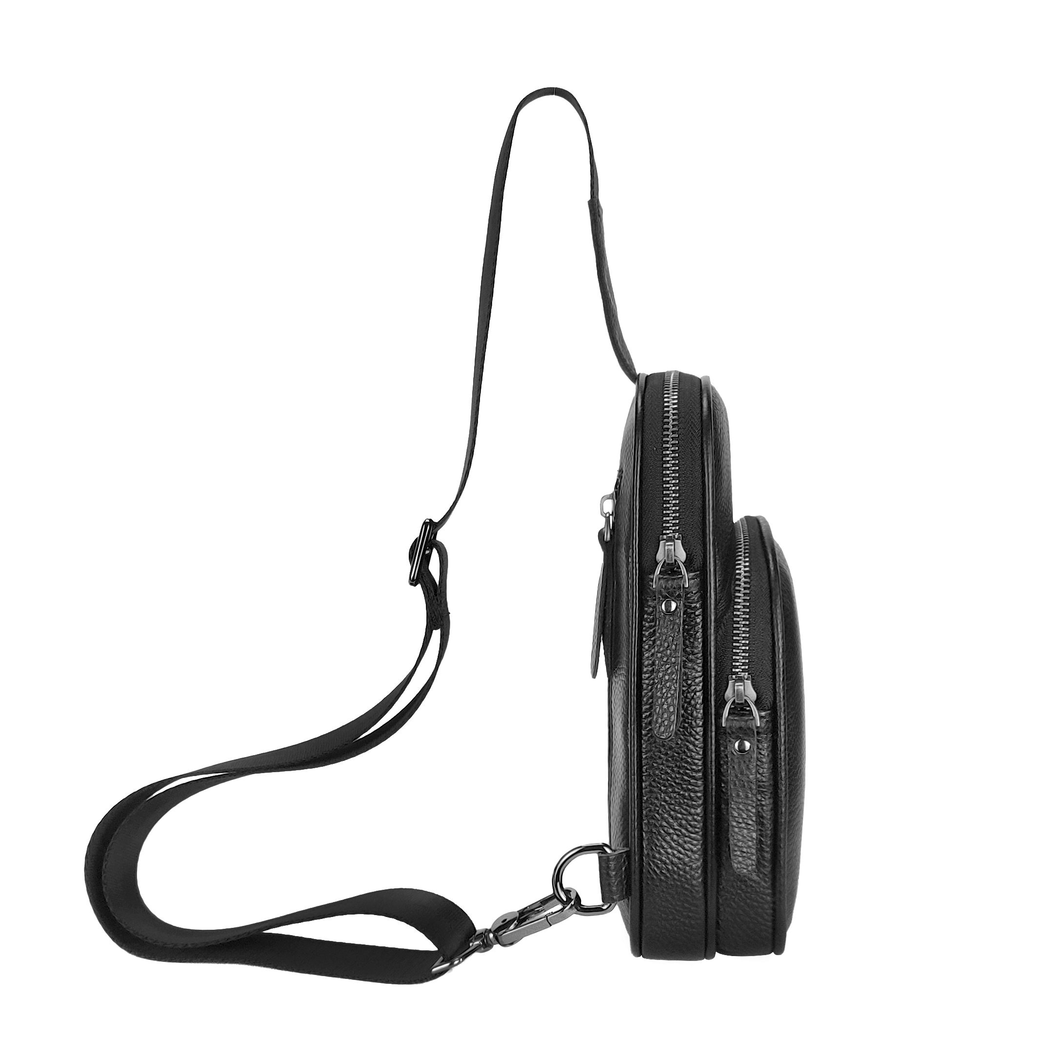 Genuine Leather Small Sling Ba – обзор и цена Fashion Harness Men