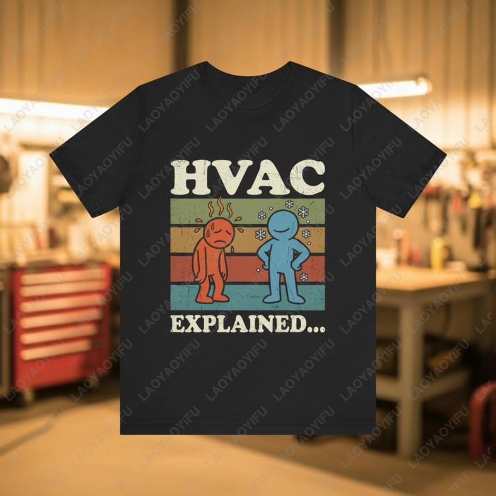 Funny HVAC Explained T Shirt G – обзор и цена Men'S Fashion Explained